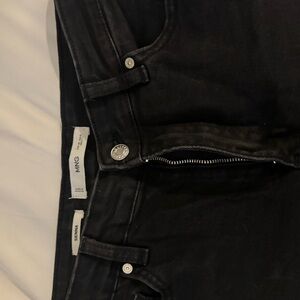 Mango Black Ankle & Cropped Jeans